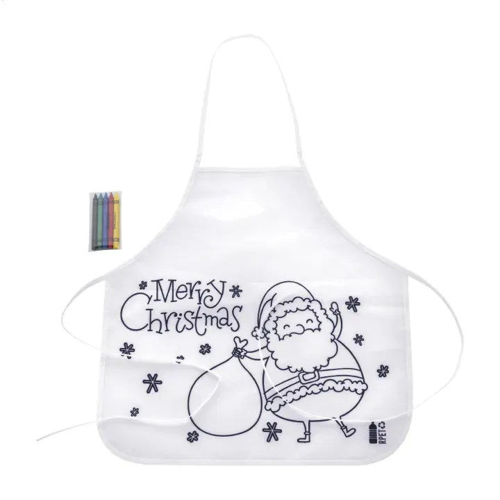 Colouring Christmas apron for kids - AP800040 (ANDA#01)